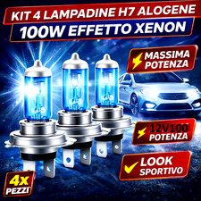 KIT X4 LAMPADINE FARI H7 AUTO