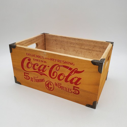 Scatola coca cola legno - coca,