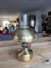 Lampada luce G Bredemeijer Hillversum Olanda lampada petrolio ottone vintage