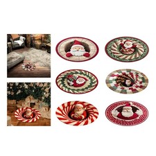 Tappeto natalizio trapuntato con effetto ottico per corridoio, soggiorno,