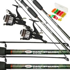 Set pesca carpa 2 x canne
