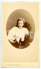 1870 ca TORINO - CAYS DI GILETTA bambina in abito chiaro - Foto LE LIEURE CDV