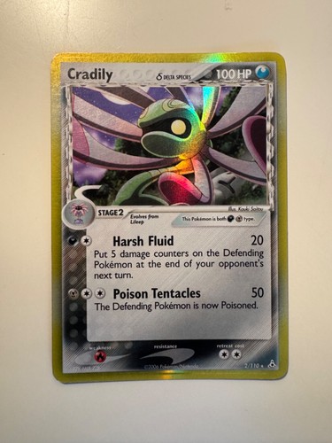 Pokemon card cradily - card,