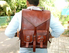 Nuovo zaino messenger in pelle
