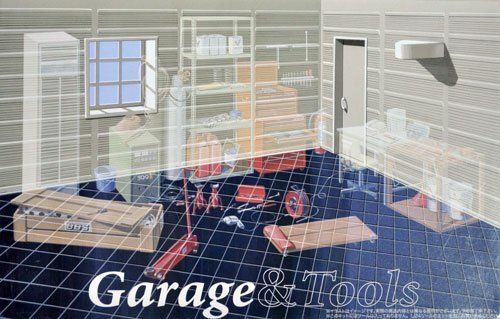 Fujimi garage tools 24 kit - garage, &