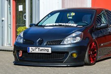 Spoiler anteriore labbro coppa spoiler in ABS per Renault Clio 3 RS fase 1 ABE