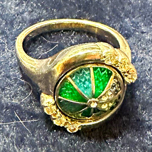 Anello pop gioiello cammello