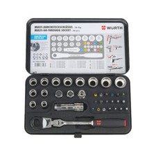 Chiavi a Bussola Passanti a Cricchetto Set 36pz - WÜRTH 096513 036