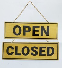 Open / Closed Sign, Hanging