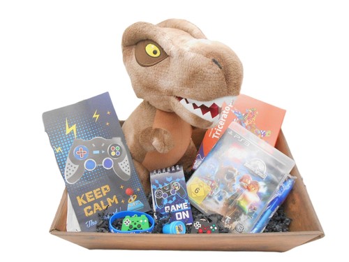 Cesto regalo jurassic - cesto,