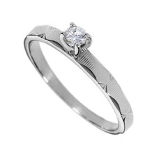 14K Oro Bianco Diamante