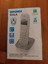 Vendesi n. 2 Telefoni Cordless Brondi Gala Bianco/Grigio Fisso Casa