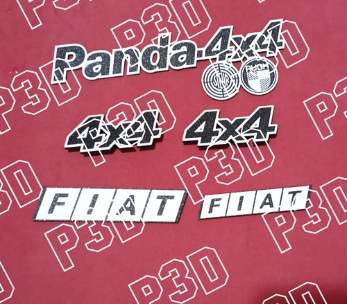 Kit targhetta fiat panda - kit,