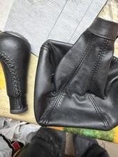 Cuffia E Pomello In Pelle Fiat
