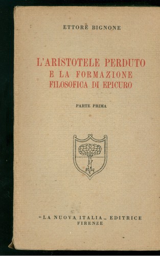 Bignone ettore aristotele - ettore, l'aristotele