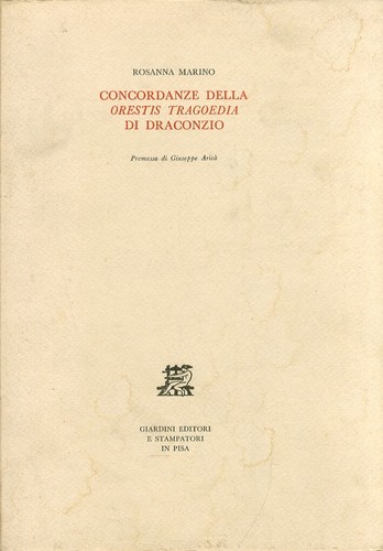 Concordanze della orestis - concordanze,