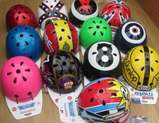Kiddimoto Bicicletta Bambini BMX Ciclo Stunt Scooter Skate Crash Casco Bambino Bambini