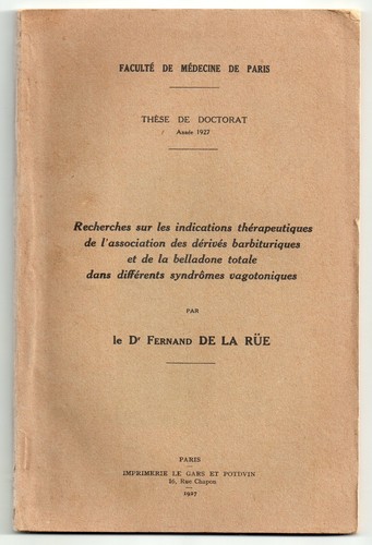 Fernand rue barbiturici - de, la