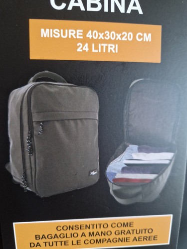 Elegante zaino borsa cabina - zaino/borsa,