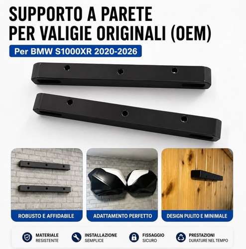 Supporto parete per borse - da,