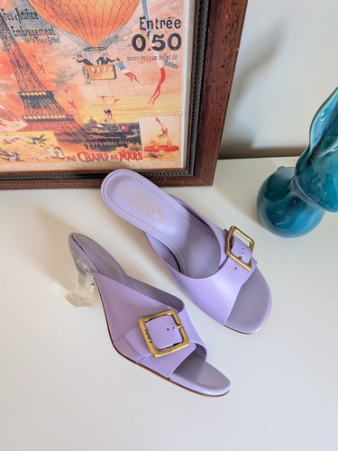 Tod lilac heeled mule - tod's,