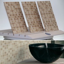 Piastrelle bagno rilievi 3D