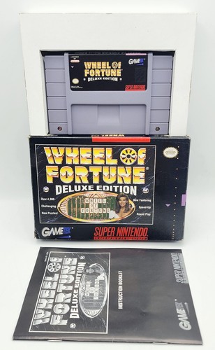 Snes wheel fortune deluxe - snes, of