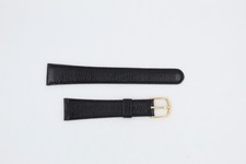 Cinturino orginale laurens lucertola nera con fibbia ansa 18 fibbia 14