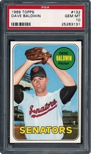 1969 Topps #132 Dave Baldwin