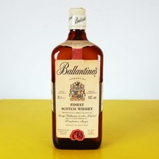 bottiglia scotch whisky ballantines vintage