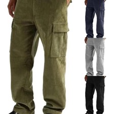 Pantaloni Cargo In Corduroy Da