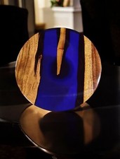 Blue Epoxy Resin Coffee Table