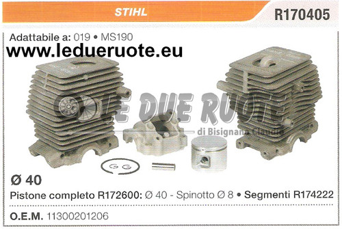 11300201206 kit cilindro - 11300201206, e
