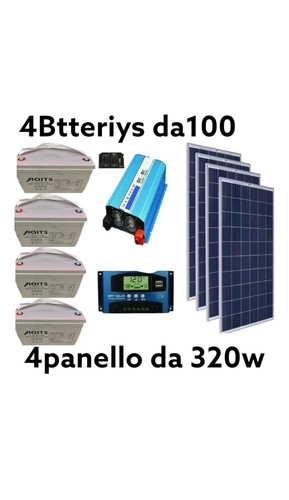 Kit fotovoltaico4kw - kit,