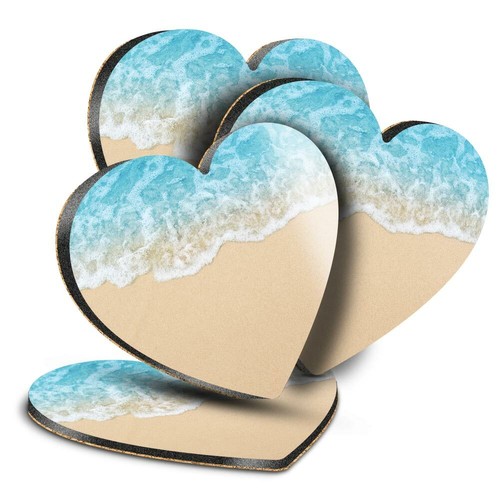 Sottobicchieri cuore mdf - cuore,