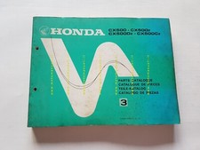 HONDA CX 500- 500 D- 500 C 1979 catalogo ricambi ORIGINALE Spare Parts Catalogue