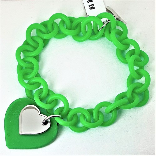 Bracciale catena gomma - bracciale,