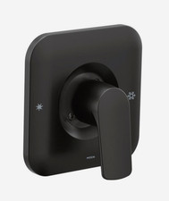 Moen T2811BL Rizon Valvola di Bilanciamento Pressione Manico Singolo Trim Nero Opaco
