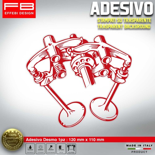 Adesivo sticker ducati desmo - ducati,