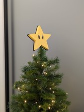 Puntale Stella Super Mario per albero di Natale
