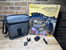 Audiovox Videoregistratore Portatile 4" LCD VBP1000 - TV CRT Portatile VHS Gaming