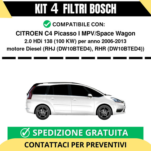 Kit filtri bosch citroen - bosch,