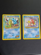 Pokémon Lotto Misty's Gyarados 13/132 Misty's Magikarp Set Gym Eng No Charizard