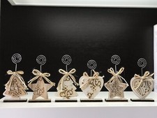 Segnaposto natale legno - segnaposto,