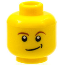 1x Lego® Used Head Modified 3626PB0278 (3182 6243 10196 10245 10199 10193)