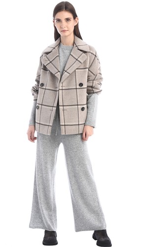 Cappotto donna corto oversize