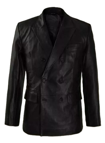 Blazer doppiopetto uomo nero