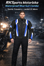 RKSports Tuta Impermeabile Blu