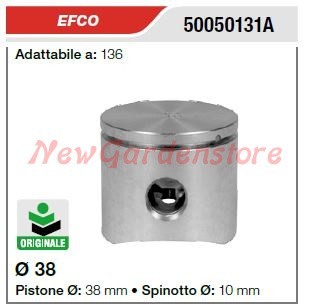 Pistone segmenti spinotto efco - pistone,