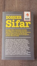 dossier sifar kaos edizioni prima edizione prefazione di sergio flamigni